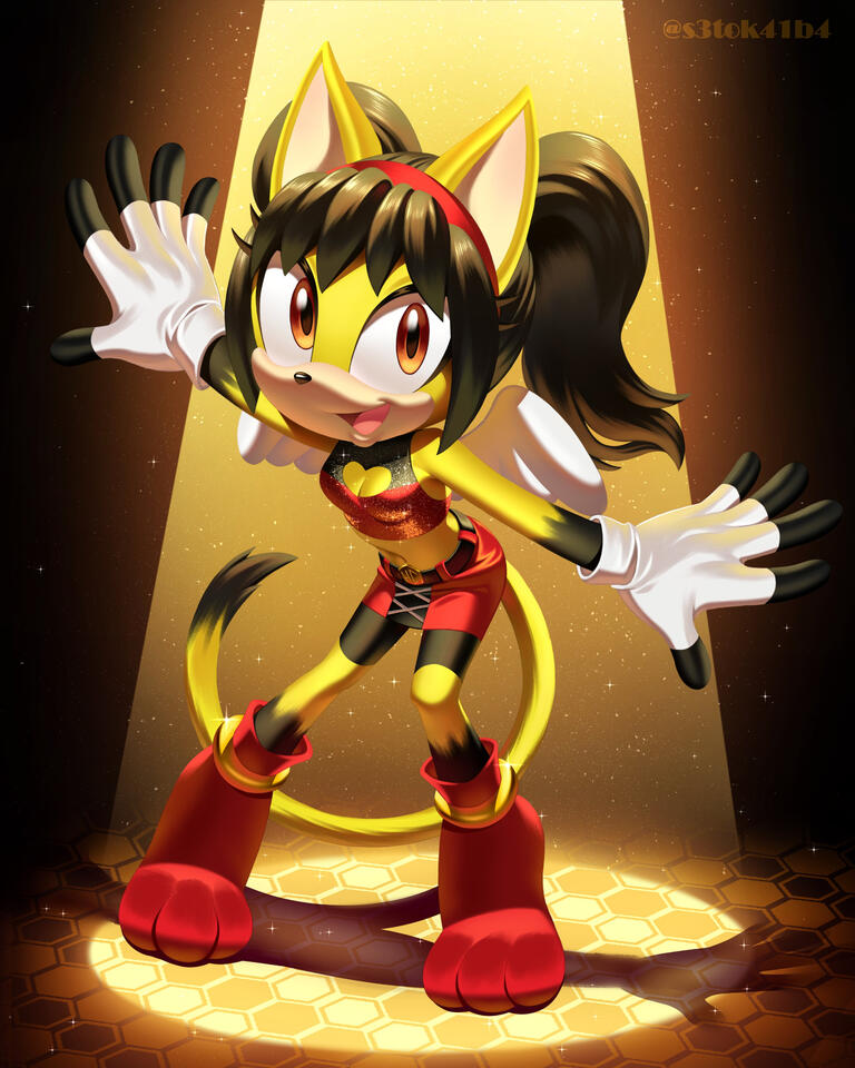 Commission of Honey the cat